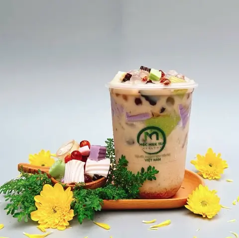 Hình ảnh Trà sữa Mộc Healthy vị hồng trà