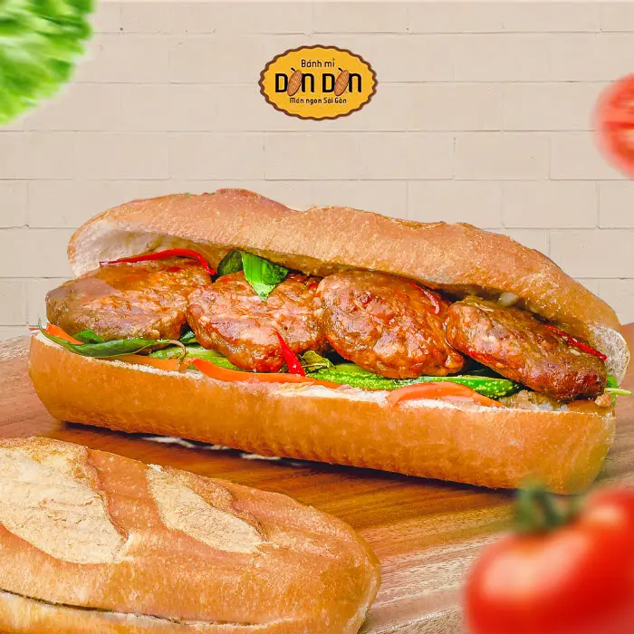 Hình ảnh BÁNH MÌ THỊT NƯỚNG DÒN DÒN ĐẶT BIỆT