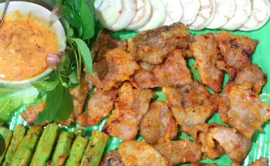 Hình ảnh Vú heo nướng