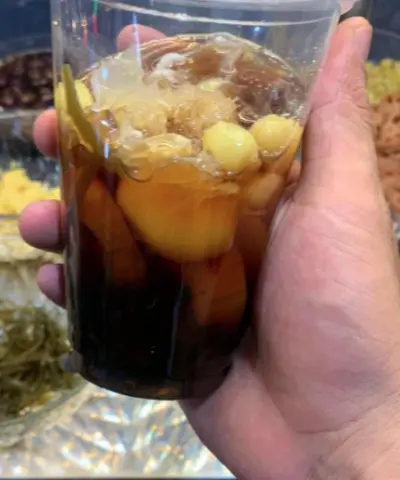 Hình ảnh Củ năng - hạt sen - nhãn nhục