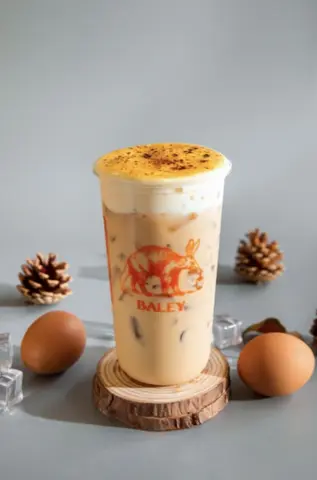Hình ảnh Trà sữa kem trứng nướng