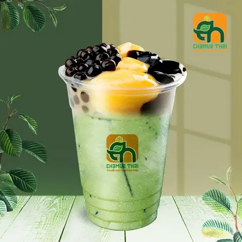 Hình ảnh Trà sữa Thái xanh caramel thập cẩm