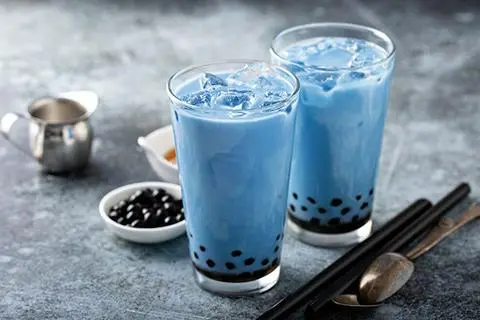 Hình ảnh Trà sữa hoa đậu biếc