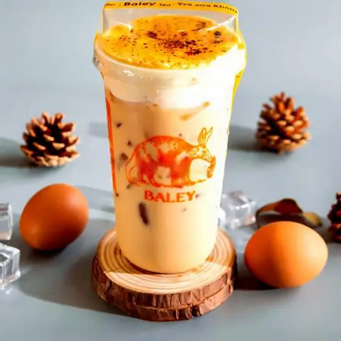 Hình ảnh Trà oolong sữa kem trứng nướng