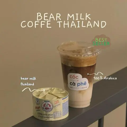 Hình ảnh Cafe sữa gấu Thái Lan