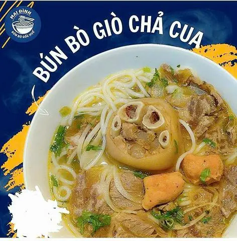 Hình ảnh Bún bò chả cua