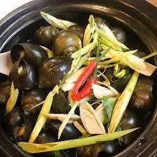 Hình ảnh Ốc bươu hấp sả