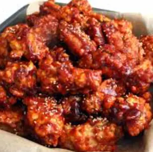 Hình ảnh Gà chiên sốt chua ngọt