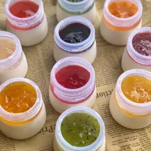 Hình ảnh Panna cotta vải