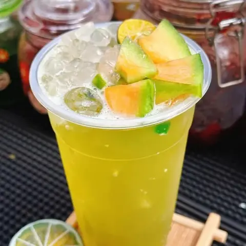 Hình ảnh Trà dưa lưới trân châu