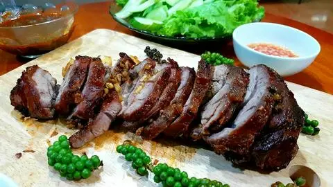 Hình ảnh Bò sốt tiêu xanh
