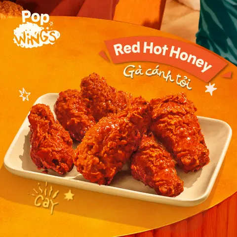 Hình ảnh Red Hot Honey Pop Wings