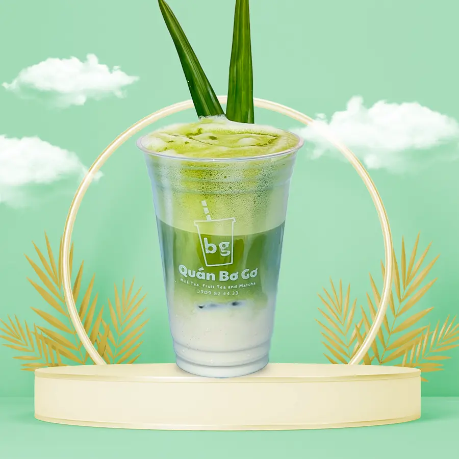 Hình ảnh Matcha Latte Sữa Gấu (L)