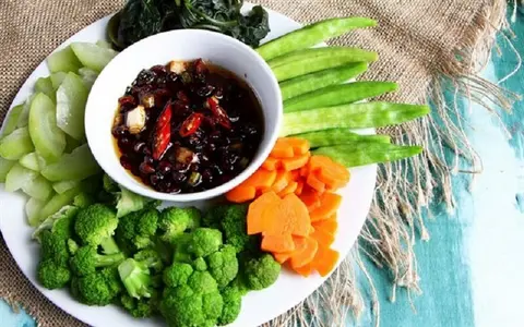 Hình ảnh Rau luộc kho quẹt