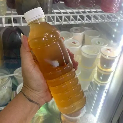 Hình ảnh Trà gừng sả tắc chai