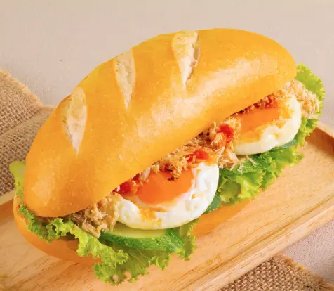 Hình ảnh Bánh Mì 2 Trứng
