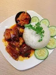 Hình ảnh Cơm sườn xào chua ngọt