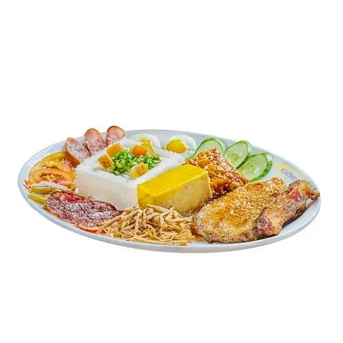 Hình ảnh Cơm tấm sườn cốt lết 7 món
