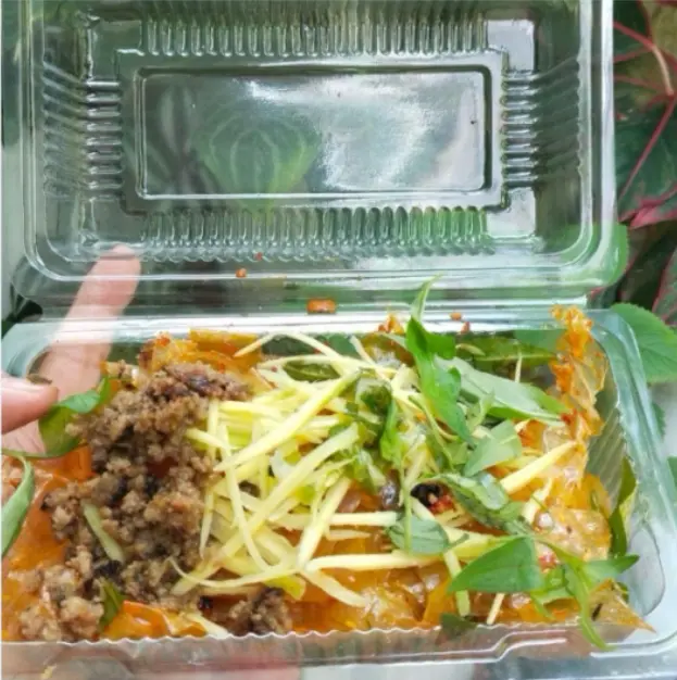 Hình ảnh Bánh tráng trộn thịt bằm
