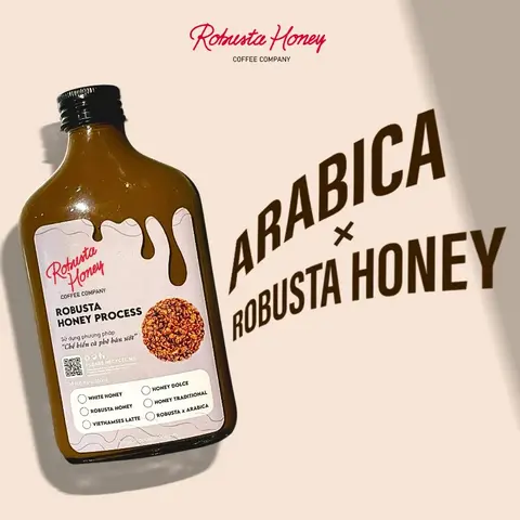 Hình ảnh Cà Phê Robusta Honey® x Arabica Sữa - Cà Phê Đóng Chai