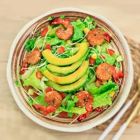 Hình ảnh Salad tôm -  shrimp avocado salad