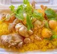 Hình ảnh Cơm lòng gà trứng non + canh lá giang