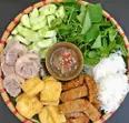 Hình ảnh Bún đậu thịt bắp - Trà tắc