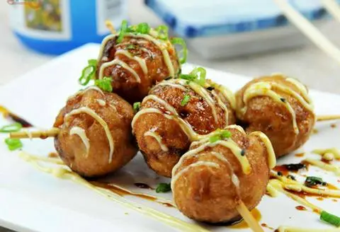 Hình ảnh Bánh bạch tuộc - 2 viên phô mai - 2 viên bạch tuộc