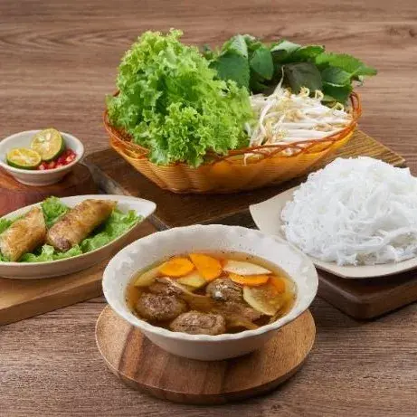 Hình ảnh Combo Bún Chả - Nem Rán