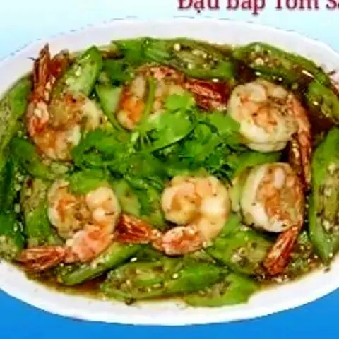 Hình ảnh Đậu bắp tôm xào ớt sambal
