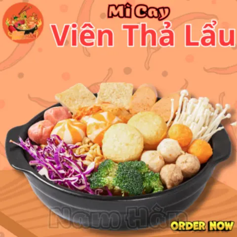 Hình ảnh Mì cay viên thả lẩu
