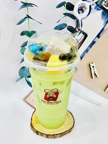 Hình ảnh Trà Sữa Thái Xanh Full Topping
