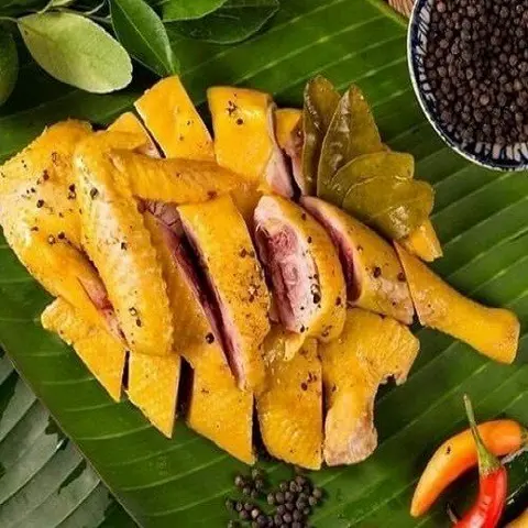 Hình ảnh Gà ủ muối hoa tiêu mềm giòn