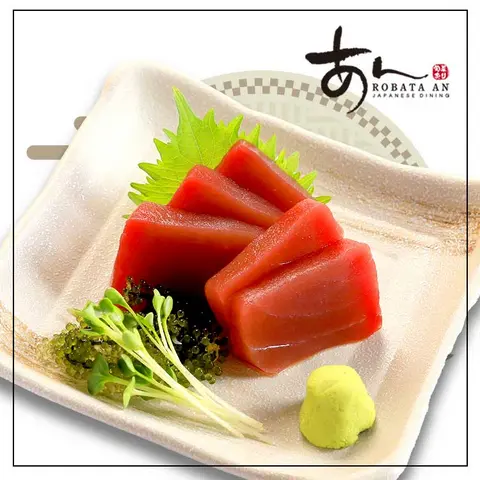 Hình ảnh Sashimi cá ngừ - Maguro tuna sashimi