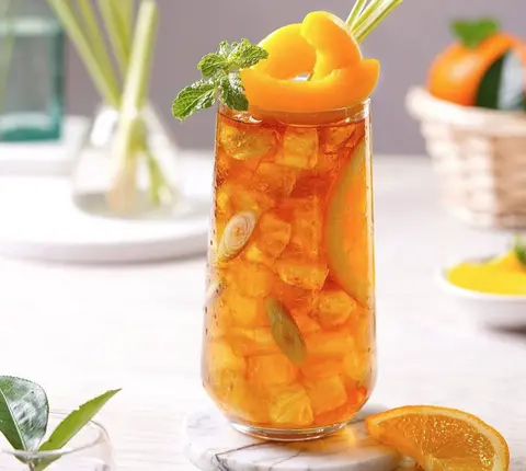 Hình ảnh Trà đào cam sả