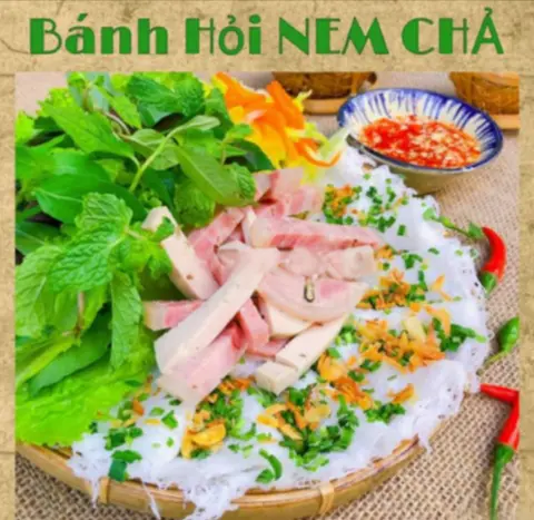 Hình ảnh Bánh hỏi nem chả