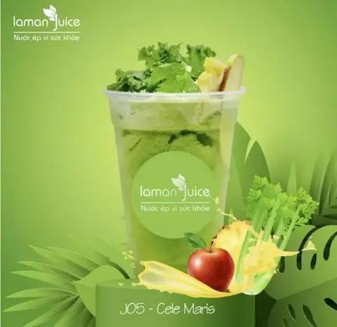 Hình ảnh Nước ép cần tây mix táo - thơm - Cele maris - J05