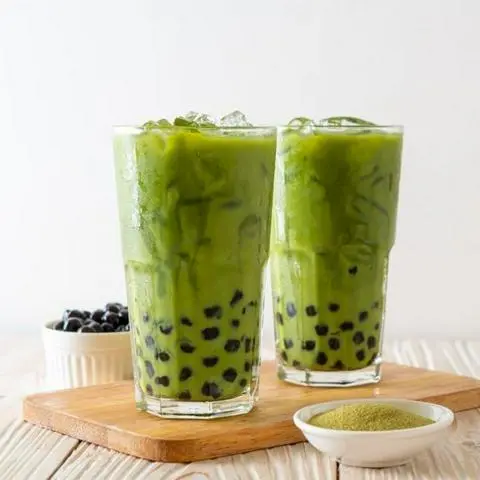 Hình ảnh Trà sữa sâm dứa
