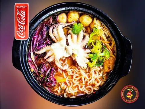 Hình ảnh COMBO Mì Bạch Tuộc + Nước Uống