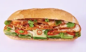 Hình ảnh Bánh mì xá xíu