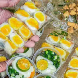 Hình ảnh Bánh tráng cuốn lòng đào