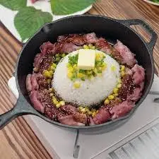 Hình ảnh Cơm bò xì xèo