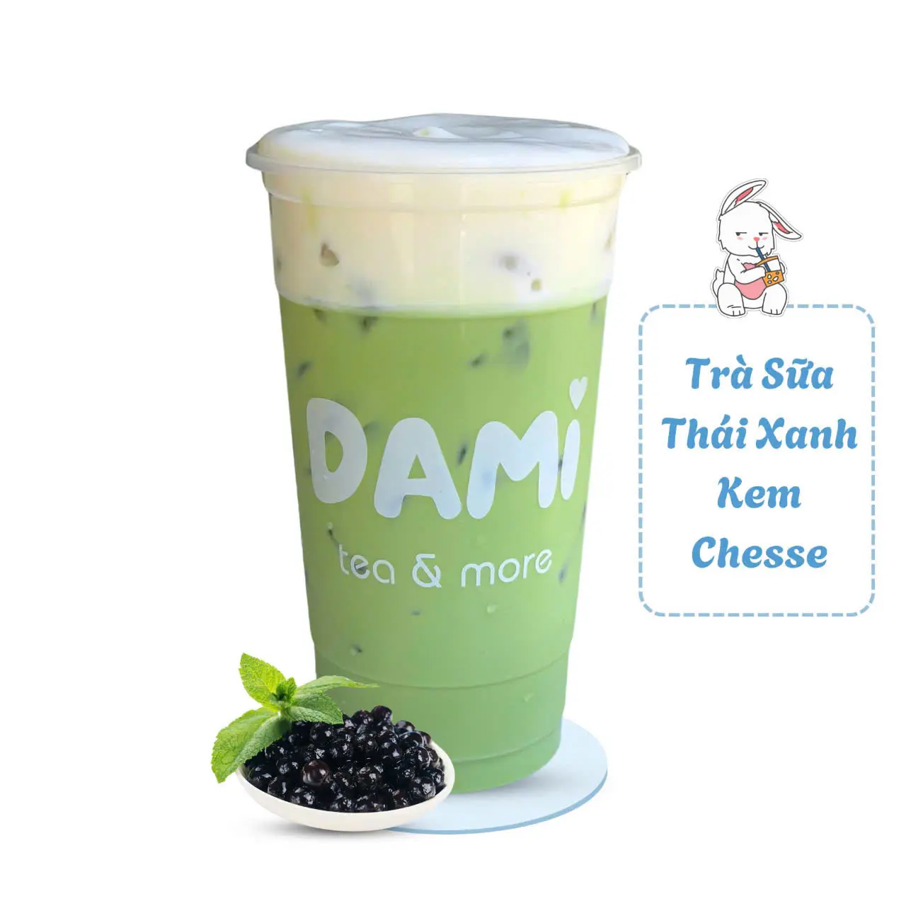 Hình ảnh Trà Sữa Thái Xanh Kem Cheese