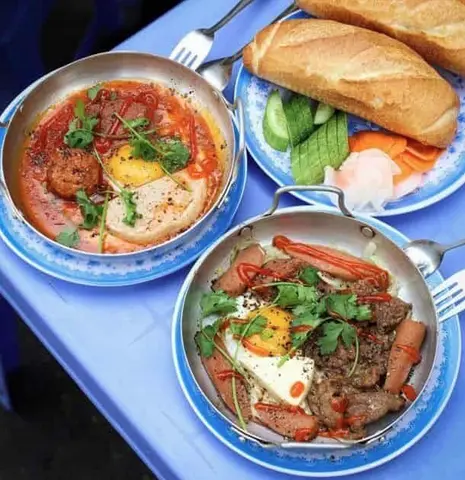 Hình ảnh Bánh mì chấm thập cẩm