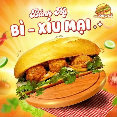 Hình ảnh Bánh Mì Xíu Mại Bì
