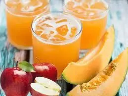 Hình ảnh Dưa lưới - táo - ly lớn