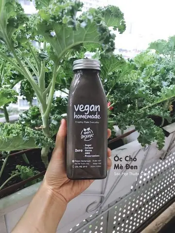 Hình ảnh Sữa Óc Chó & Mè Đen - Walnut & Black Sesame Seed Milk