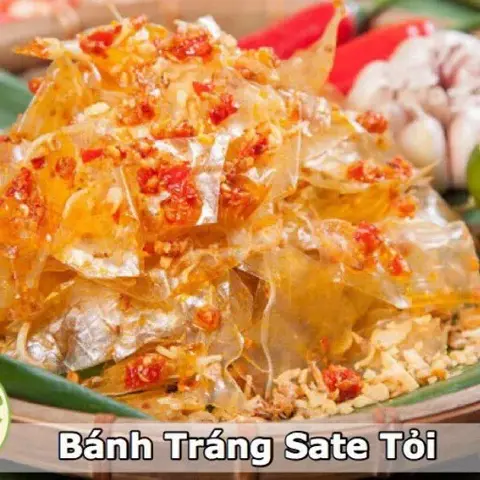 Hình ảnh Bánh Tráng Sate tỏi