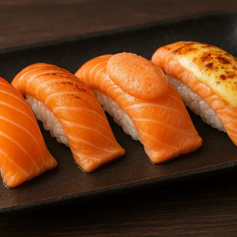 Hình ảnh Cá hồi sushi set - N01