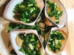 Hình ảnh Sò sữa nướng mỡ hành